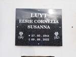 LUYT Elsie Cornelia Susanna 1944-2022