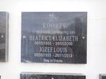 KOORTS Jozef Louis 1955-2013 & Beatrice Elizabeth 1955-2006