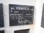 PEROLD Jan Hermanus 1944-2022 & Susan 1949-