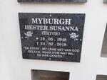 MYBURGH Hester Susanna 1948-2018
