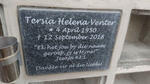 VENTER Tersia Helena 1950-2018
