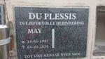 PLESSIS May, du 1945-2020
