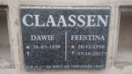 CLAASSEN Dawie 1939- & Feestina 1938-2017