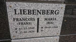 LIEBENBERG Francois 1940-2020 & Maria 1944-