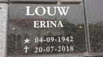 LOUW Erina 1942-2018