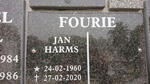 FOURIE Jan Harms 1960-2020