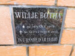 BOTHA Willie 1949-2020