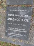ANAGNOSTAKIS Maria Magdalena 1948-2015