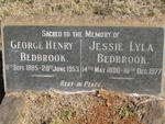 BEDBROOK George Henry 1885-1953 & Jessie Lyla 1886-1977