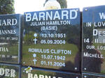 BARNARD Romulus Clifton 1942-2004 :: BARNARD Julian Hamilton 1951-2004