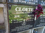 CLOETE Joe 1930-2009 & Mavis 1936-2022