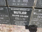 BUTLER Olive Lilian 1923-2012