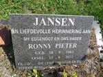 JANSEN Ronny Pieter 1962-2012