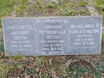 BOTHA Christoffel Jacobus 1862-1940 & Johanna Petronella GROBBELAAR 1874-1952