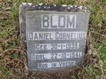 BLOM Daniel Cornelius 1939-1941