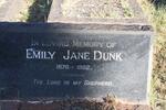 DUNK Emily Jane 1876-1962
