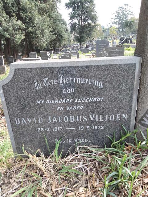 VILJOEN David Jacobus 1913-1973