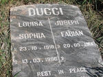 DUCCI Joseph Fabian 1914- & Louisa Sophia 1916-1996