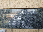 BEETGE Estelle Marie 1946-2003