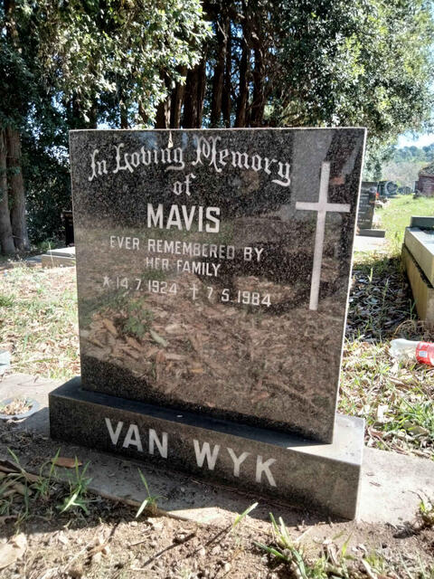 WYK Mavis, van 1924-1984