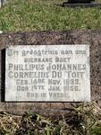 TOIT Phillipus Johannes Cornelius, du 1893-1956