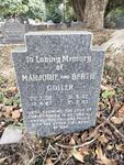 GOLLER Bertie 1902-1983 & Marjorie 1902-1987