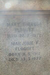 FLOQUET Mary Theresa -1972 :: FLOQUET Marjorie F. 1912-1977