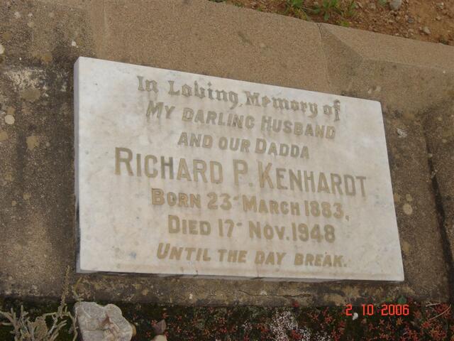 KENHARDT Richard P. 1883-1948