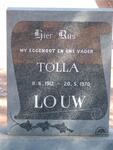 LOUW Tolla 1912-1970