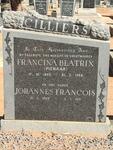 CILLIERS Johannes Francois 1893-1971 & Francina Beatrix PIENAAR 1890-1968