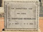 OBERHOLZER Jan Christiaan 1884-1966