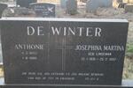 WINTER Anthonie, de 1893-1980 & Josephina Martina LINDEMAN 1891-1987