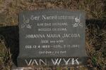 WYK Johanna Maria Jacoba, van 1889-1960