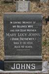 JOHNS Mary Lucy nee TRETHEWEY -1950
