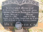 HULSENBECK Friedrich Wilhelm Karl 1903-1966 & Kathleen Olivia PITON 1906-1977