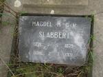 SLABBERT Magdel M.C.P. 1879-1931 