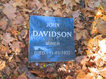 DAVIDSON John -1922