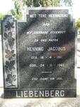 LIEBENBERG Henning Jacobus 1911-1961