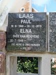 LAAS Paul 1949-2015 & Elna VAN ROOYEN 1948-