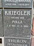 KRIEGLER Polla 1951-2005