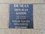 DUMAS Dion Juan Gaston 1959-2016