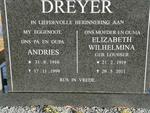 DREYER Andries 1916-1999 & Elizabeth Wilhelmina LOUBSER 1919-2011
