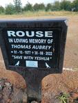 ROUSE Thomas Aubrey 1977-2022