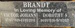 BRANDT Victor Johann 1929-2010 & Dorothy S. 1936-2021