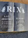 RIX A.J.C. 1945-2019 & Elmare 1950-