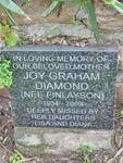DIAMOND Joy Graham nee FINLAYSON 1934-2009