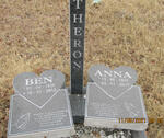 THERON Ben 1938-2012 & Anna 1935-2017