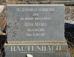 RAUTENBACH Dina Maria 1889-1965