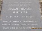 MULLER Julian Francois 1939-2011