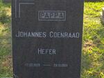 HEFER Johannes Coenraad 1909-1986